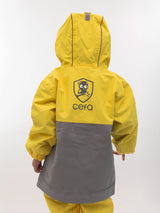 Fleece-Lined Rain Jacket