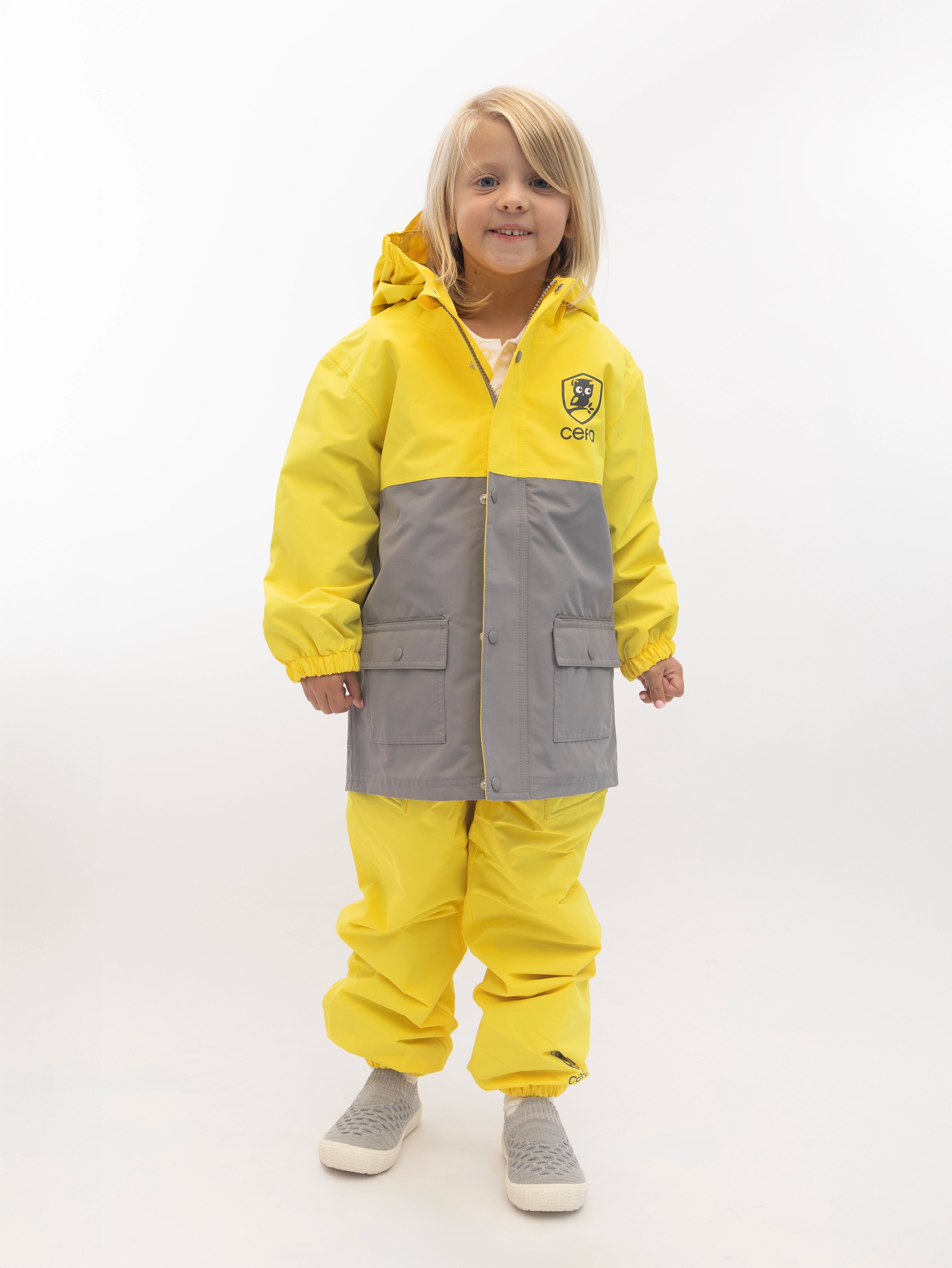 Fleece-Lined Rain Jacket