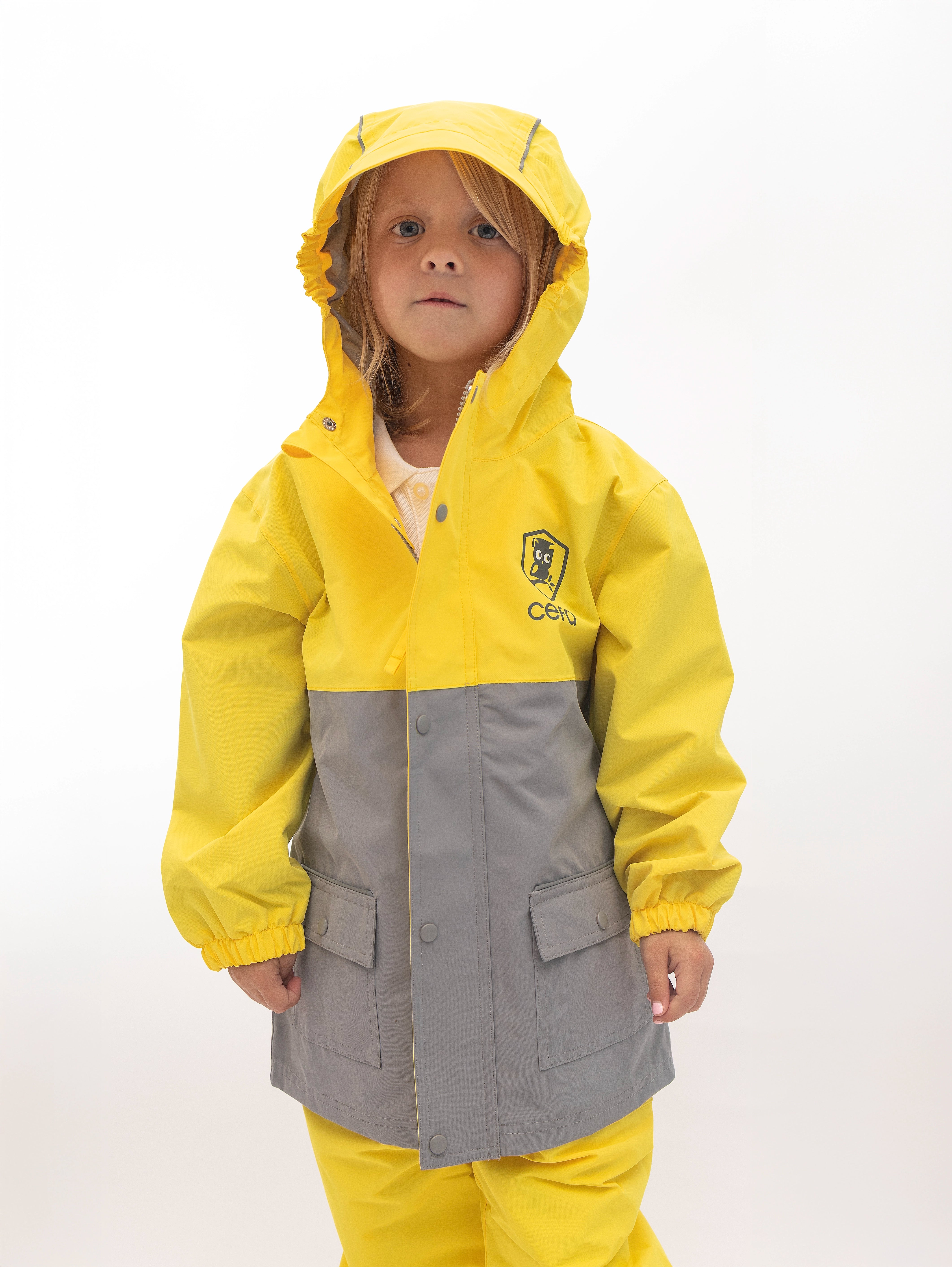 Fleece-Lined Rain Jacket